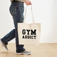 thumbnail image 4 of CafePress - GYM ADDICT Tote Bag - Unisex Canvas Tote Bag, Beige, 1-Piece, 4 of 7