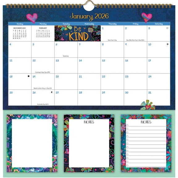 Inspirivity 2026 Memomate Spiral Calendar, (Paperback)