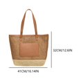 thumbnail image 2 of Bolso Tejido Elegante Mano Paja para Mujer Hueco Fiesta Y, 2 of 8