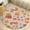 style-2, variant on Autumn Fox Pumpkin Honey Round Area Rugs for Bedroom Living Room, 6FT Soft Comfy Indoor Circle Carpets, Carpet Home Decor Floor Mat
