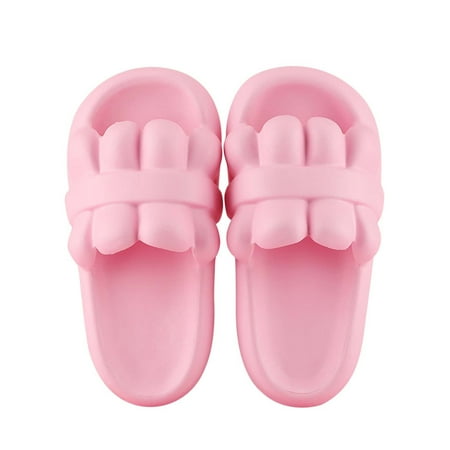 

Cloud Slippers for Women and Men Couples Pillow Slippers Bathroom Sandals Extremely Comfy Cushioned Thick Sole Indoor Causal Slippers