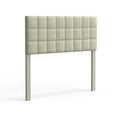 thumbnail image 5 of Varia 20" Tall Panel Upholstered Headboard, 3-Row Square Tufting, Full Size, Beige, 5 of 8
