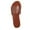 Brown, variant on Quaouag Women's New Summer Round Toe Transparent Flat Sandals | Non-Slip Beach Slippers for Outdoor Wear