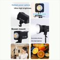 thumbnail image 4 of 300W Bi LED Video Light, Continuous LED Lighting with 2.4G Wireless Remote for Portrait, Outdoor Photographic US Plug,1 * COB Video Dimmable Light 1 * light cover 1 * Remote control,Black, 4 of 8