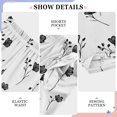 thumbnail image 4 of joogoo Line Flowers Pajama Pants Pj Bottoms Sleepwear Lounge L, 4 of 9