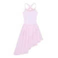 thumbnail image 4 of inhzoy Kids Girls Lyrical Dance Dress Ballet Dancing Leotard Chiffon Skirt Dancewear Pink 7-8, 4 of 8