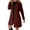 Red, variant on Conairie Pea Coat for Womens Notch Lapel Single Elegant Warm Trench Wool Coat 2025 Fall Winter Mid Long Overcoat Jacket Black L
