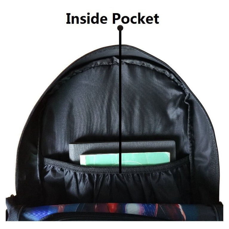 Pink Palm Leaf Print Backpacks Bookbag Bags Rucksack Lunch  display picture 2