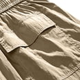 thumbnail image 4 of Mens Cargo Pants Spring/Summer Pants for Men Summer Pocket Drawstring Casual Pocket Pants, 4 of 6