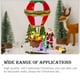 thumbnail image 3 of Yuarrent Estatuilla brillante de Navidad, interesante reproducción de música alimentada por batería, accesorios de decoración de Navidad, decoración Kits de decoración para fiestas Yuarrent HA068929-00B, 3 of 6