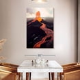 thumbnail image 3 of Elephant Stock Kilauea Volcano Erupting Wall Art - Vertical Canvas Wall Art - Living Room Wall Decor - Nature Canvas - Beige And Gray Decor - 32" x 48", 3 of 8