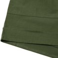 thumbnail image 6 of Laonim Women's Solid Color Cotton and Linen Pocket Tie High Waist Casual Shorts, 6 of 8