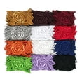 thumbnail image 3 of Altotux 3 Pouces 12 Couleurs Guipure Florale de Venise Brodée de Roses au Mètre (Lilas), 3 of 3