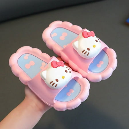 

Kawaii Sanrio Slippers Cartoon Cute Anime Cinnamoroll Hello Kitty Summer Beach Waterproof Sandal Creative Children Gifts ZQ