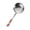18 inches, variant on Heavy Stainless Steel Strainer Ladle with Long Handle for Safe Cooking and Baking Tasks In Kitchen