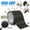 Black, variant on Rubber Grip Tape 4" x 16.5ft, Non-Slip Adhesive Wrap for Tool Handles, Bike Handlebars & Sports Equipment, Waterproof & Heavy-Duty Comfort Grip
