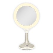 Zadro Mood Light Therapy UV-Free LED Ring Light & Round Vanity Mirror, 8X/1X