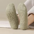 thumbnail image 6 of Fuzzy Socks Slipper Socks for Men Soft Cozy Plush Fluffy Socks with Grips Non Slip Winter Warm Sock (Green), 6 of 8