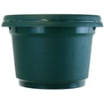 thumbnail image 5 of Austin Planter 12 inch Single Flower Pot and Saucer, Hunter Green, 5 of 7