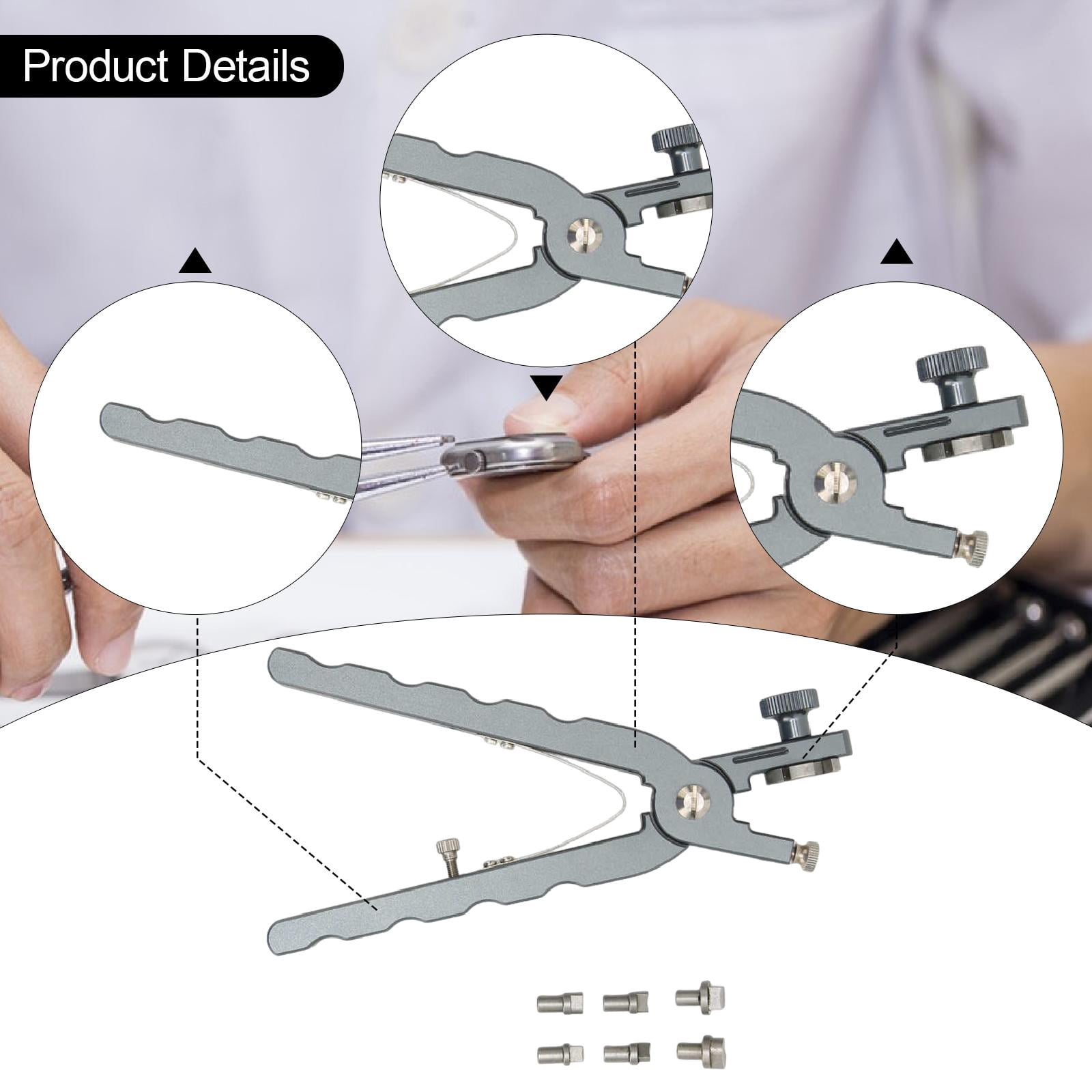 FVDPWYE Leather Watch Bracelet Cutting Plier Lightweight Easy to Use Metal Hand Tool