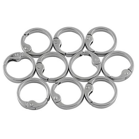 WEUVEB Spring Bag Accessories Spring Ring Zinc Alloy 10pcs Silver