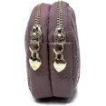 thumbnail image 3 of (violeta) Cuir Vritable - Mini Porte-monnaie Fermeture Clair - Avec Porte-cls - 2 Fermetures Clair - Poche Monnaie - Portefeuille - Porte-cartes, 3 of 5