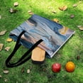 thumbnail image 6 of Marble Texture Outdoor Picnic Blanket, Foldable Waterproof Beach Mat, Portable Beach Blanket for Beach Camping, Hiking, Family Concerts, 6 of 8