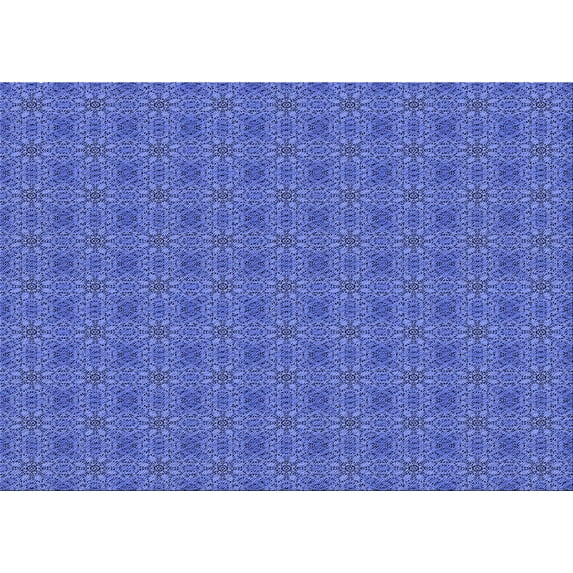 Ahgly Company Indoor Rectangle Patterned Sky Blue Dress Blue Area Rugs, 2' x 5'