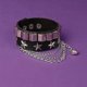 thumbnail image 5 of PU Leather Bracelet Punk Bracelet Adjustable Star Tassel Goth Cuff Bracelet Gothic Rivet Buckle Wristband for Men Women, 5 of 5