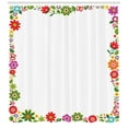 thumbnail image 3 of Ambesonne Party Shower Curtain, Fantasy Garden Joy, 69"Wx75"L, Multicolor, 3 of 3