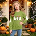 thumbnail image 5 of Futezty Boys Girls Halloween Shirts Kids Ghost Graphic Tees Raglan Long Sleeve T-Shirt 2T-7T, 5 of 7