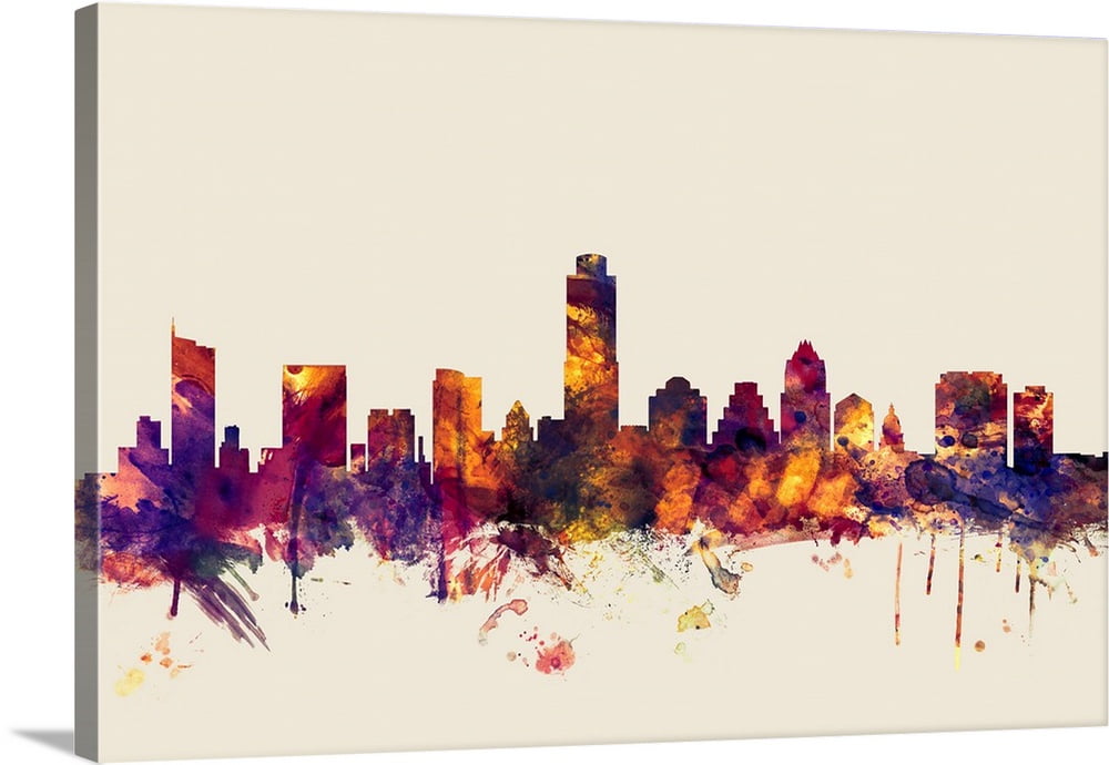 Great BIG Canvas "Austin Texas Skyline" Canvas Wall Art