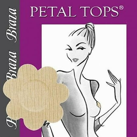

Braza Disposable Waterproof Petal Tops Nipple Covers Pasties - Petal - Beige