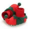 Infant Baby Slippers Girls Boys Booties Cute Christmas Elf Shoes