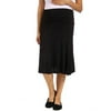 Women's Maternity Calf-Length Skirt