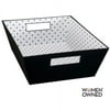 Purely Inspired Storage Tray With Handles - Black