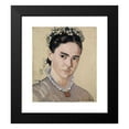 thumbnail image 2 of Ferdinand Hodler 12x14 Black Modern Framed Museum Art Print Titled - Portrait of Marie Elise Bernhard-Hodler (1917), 2 of 5
