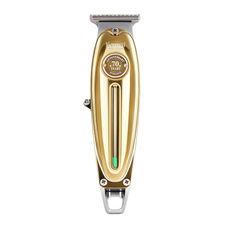 KEMEI Beard and Hair Clipper for Men, Cordless T-Blade Barber Clippers for Edging, Lining and Body Grooming