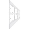 thumbnail image 5 of Ekena Millwork 32"H x 94 1/2"W Fleming PVC Wainscot Paneling Kit, 5 of 13