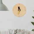 thumbnail image 3 of NICEXMAS Silent Wooden Wall Clock Nordic Style Multi-Color Bedroom Decor Modern Home Office Timepiece, 3 of 5