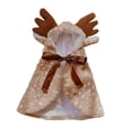 thumbnail image 3 of Disfraz navideño para mascotas Yuyangstore con capa de reno y Papá Noel, 3 of 8