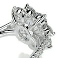 thumbnail image 3 of Bella Jewel Round Cut Brilliant 1.9 Ct Diamond Rings 14K White Gold Plated Rings - Wedding Rings - Halo Diamond Rings for Women's - Eternity Diamond Rings for Women's - Floral Diamond Rings, 3 of 3