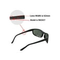 thumbnail image 2 of Walleva Brown Polarized Replacement Lenses for Ray-Ban RB2027 62mm Sunglasses, 2 of 5
