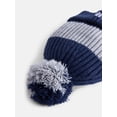 thumbnail image 3 of No Boundaries Women's Game Day Beanie Hat, Navy, 3 of 3