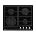 thumbnail image 1 of Parrilla de gas de 60 cm (24 pulgadas) Teka GZC 64320 XBB para empotrar de 4 quemadores en cristal cerámico negro, 1 of 2