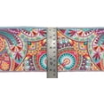thumbnail image 3 of IBA Indianbeautifulart Purple Mandala Kaleidoscope Ribbon&nbsp;Trim&nbsp;Tape Fabric Laces For Crafts Printed Velvet&nbsp;Trim&nbsp;9 Yards Sewing Accessories 3 Inches, 3 of 4