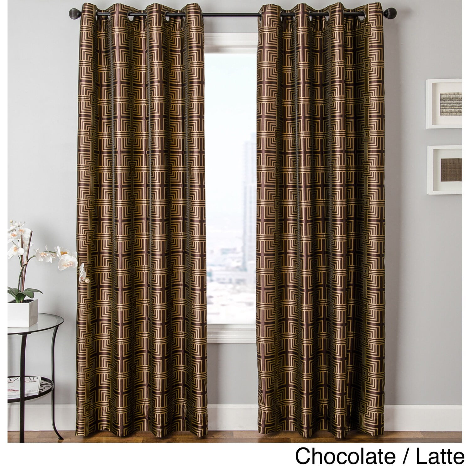 Softline Elton Square Grommet Top Curtain Panel