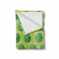 thumbnail image 2 of Artichoke Soft Flannel Fleece Throw Blanket, Field of Healthy Organic Artichokes Greens Vegan Vegetarian Way, Cozy Plush for Indoor and Outdoor Use, 60" x 80", Apple Green Fern Green, by Ambesonne, 2 of 6