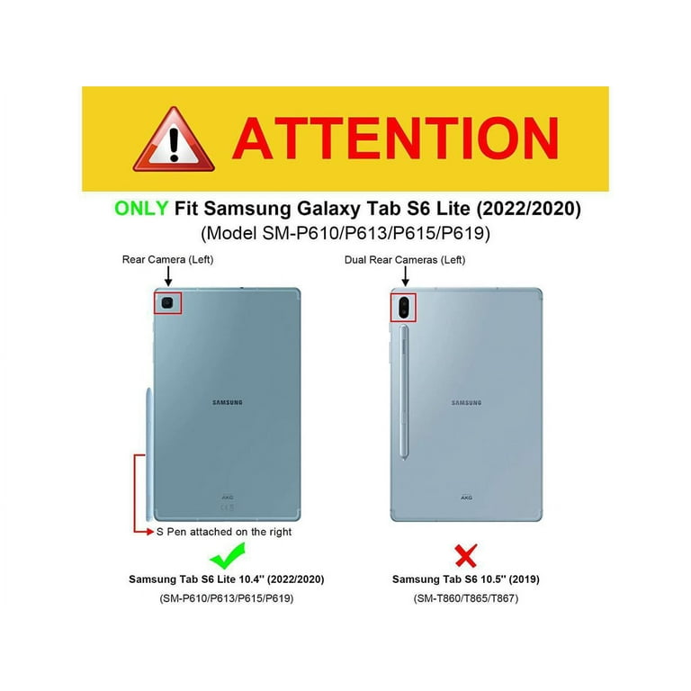 Keyboard Case for Samsung Galaxy Tab S6 Lite inch 2020 2022