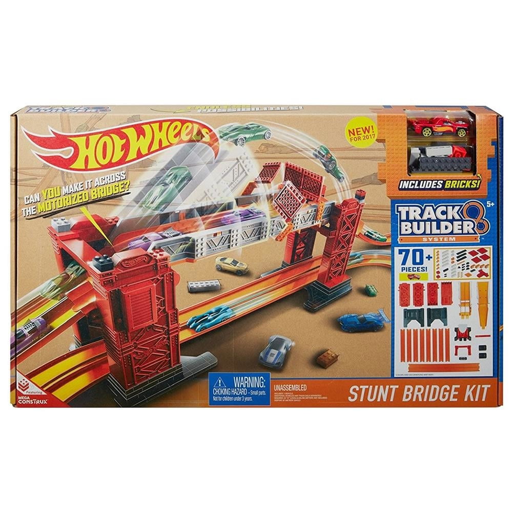 Hot Wheels Stunt Bridge Kit NIB Track Builder System 